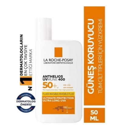 La Roche Posay Anthelios UVmune Fluid Güneş Kremi SPF50+ 50ml (Shaka Fluid)