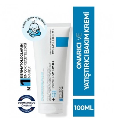 La Roche Posay Cicaplast Balm B5+ Onarıcı Bakım Kremi Tahriş Olmuş Ciltler 100ml