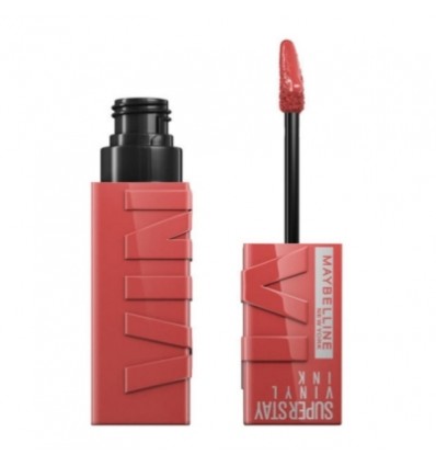 Maybelline New York Super Stay Vinyl Ink Likit Ruj - 15 Peachy