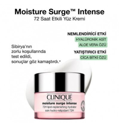 Clinique 72 Saat Nem Koruma Teknolojili Nemlendirici - Moisture Surge Intense 50ml