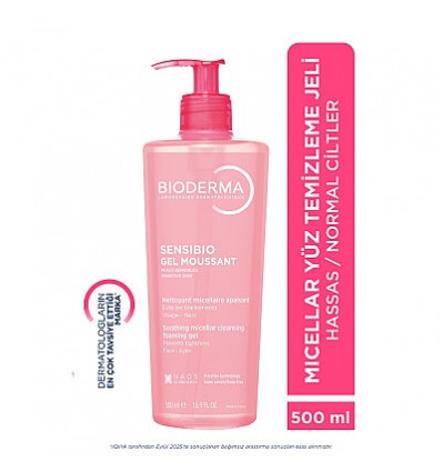 Bioderma Sensibio Foaming Gel Temizleme Jeli 500ml