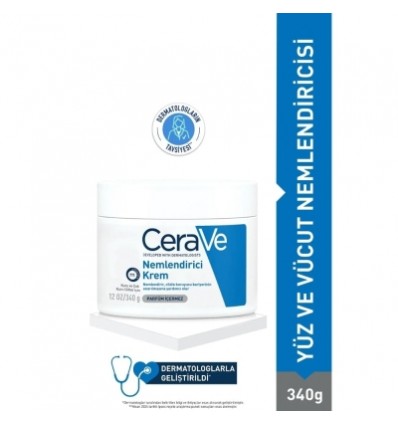 CeraVe Kuru ve Çok Kuru Ciltler için Nemlendirici Krem 340gr